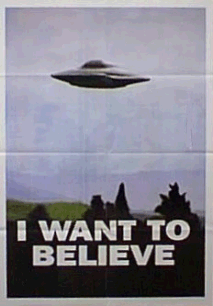 The poster in my favorite show The X-Files.